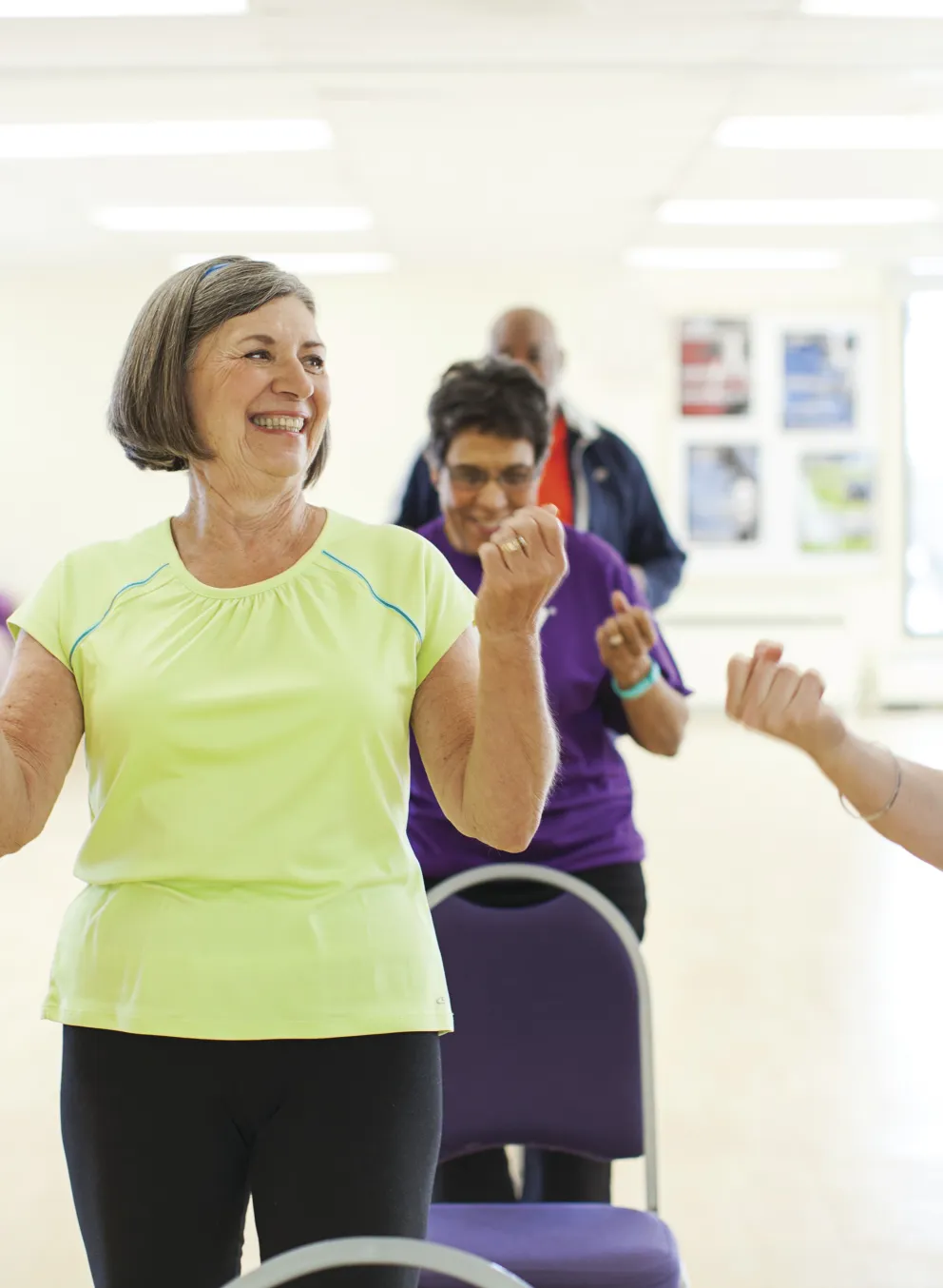 Group fitness classes at the YMCA