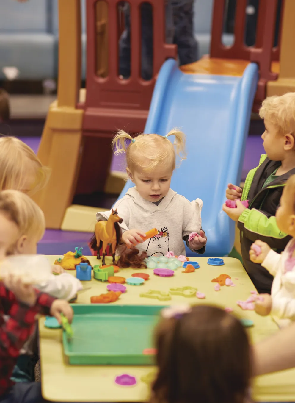 Infants and toddlers at YMCA preschool