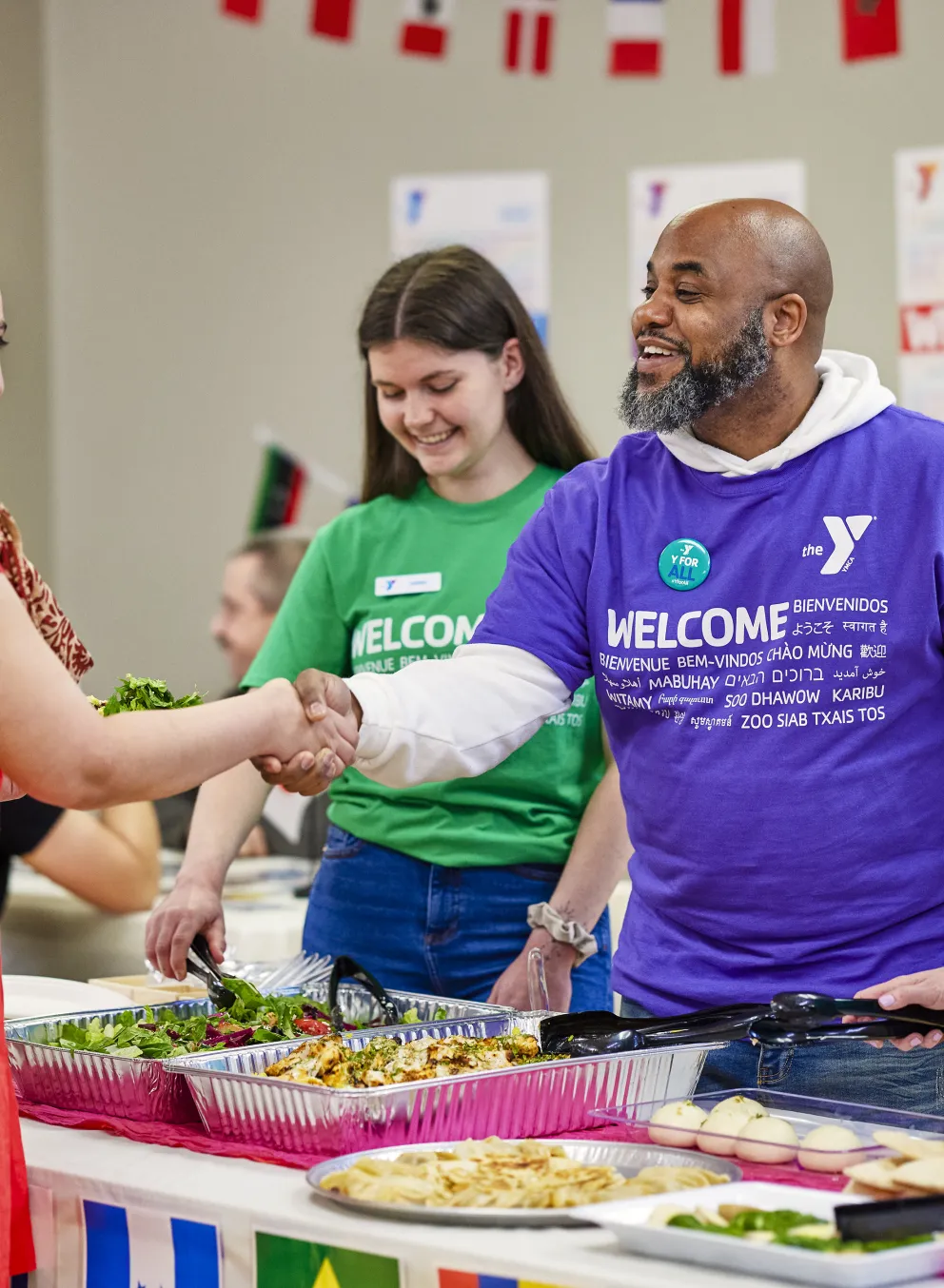 Welcoming new members to the YMCA