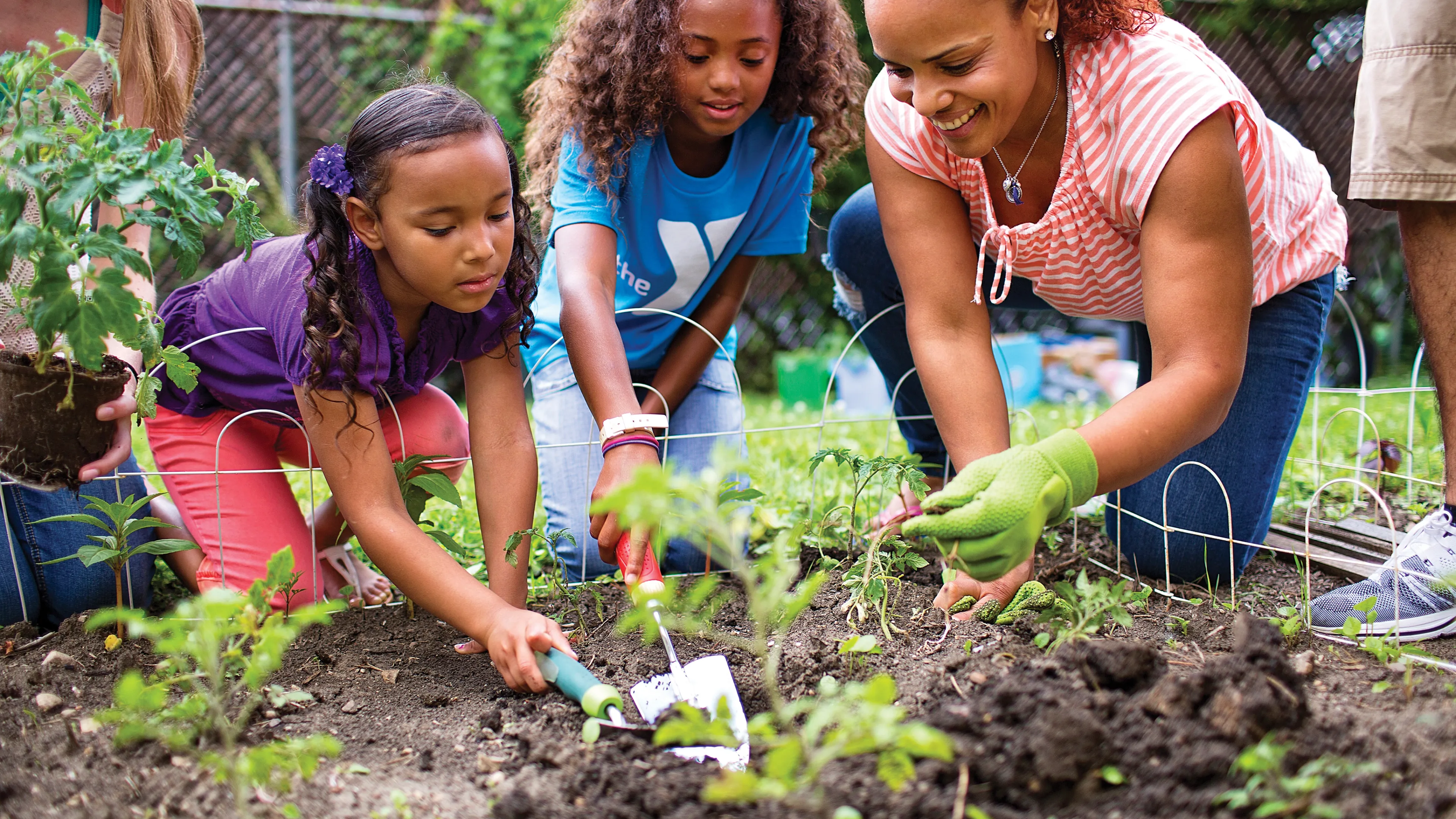 Gardening at the YMCA