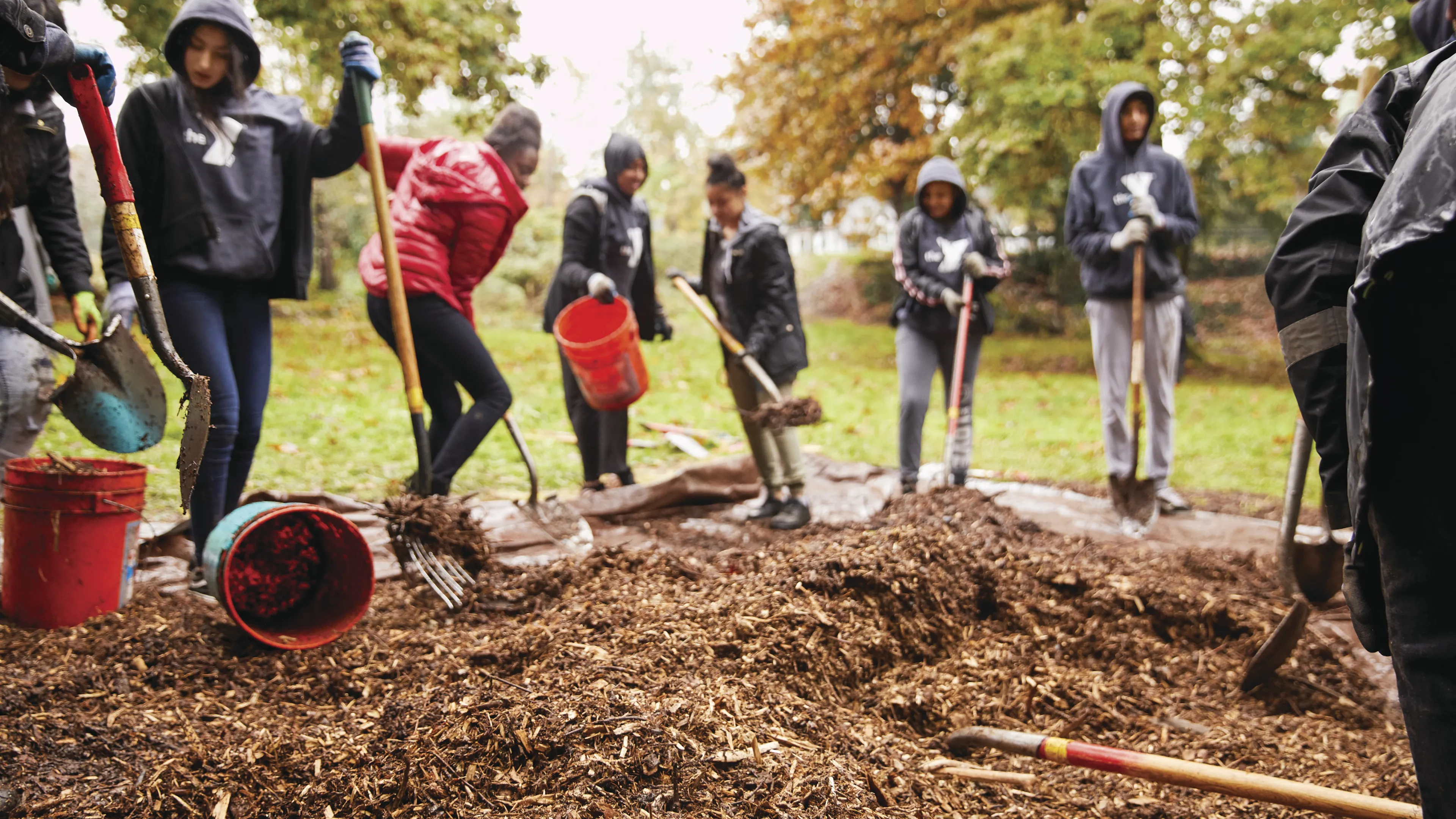 Employees working together at the YMCA