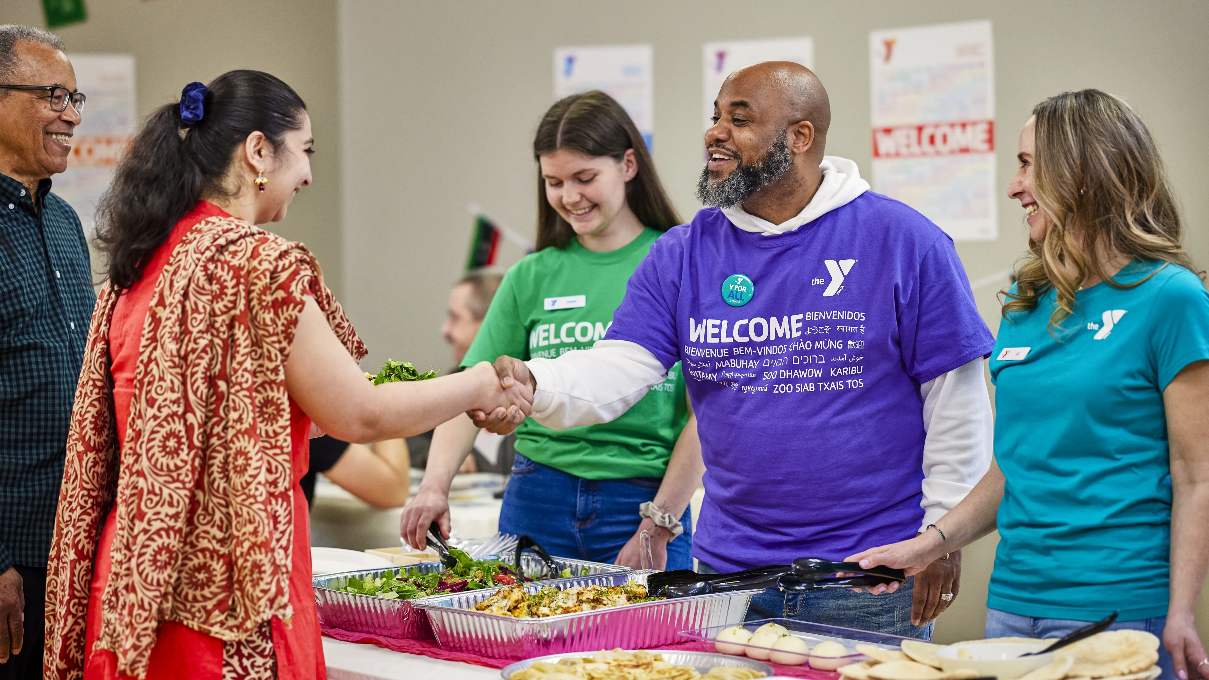 Welcoming new members to the YMCA